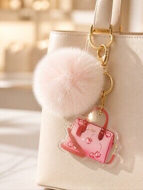 Handcrafted Bag Charm Pom